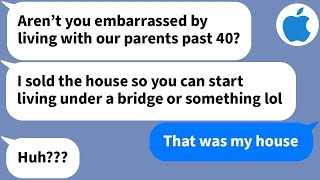 【Apple】 My sister didn't know that I was letting our parents live with me and...