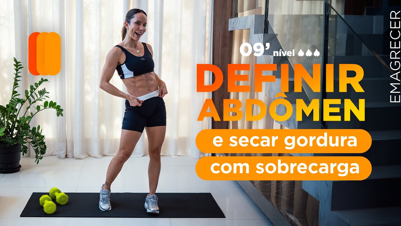 Secar gordura da barriga e definir o abdômen! Treino curto pra fazer em pouco tempo - Carol Borba 
