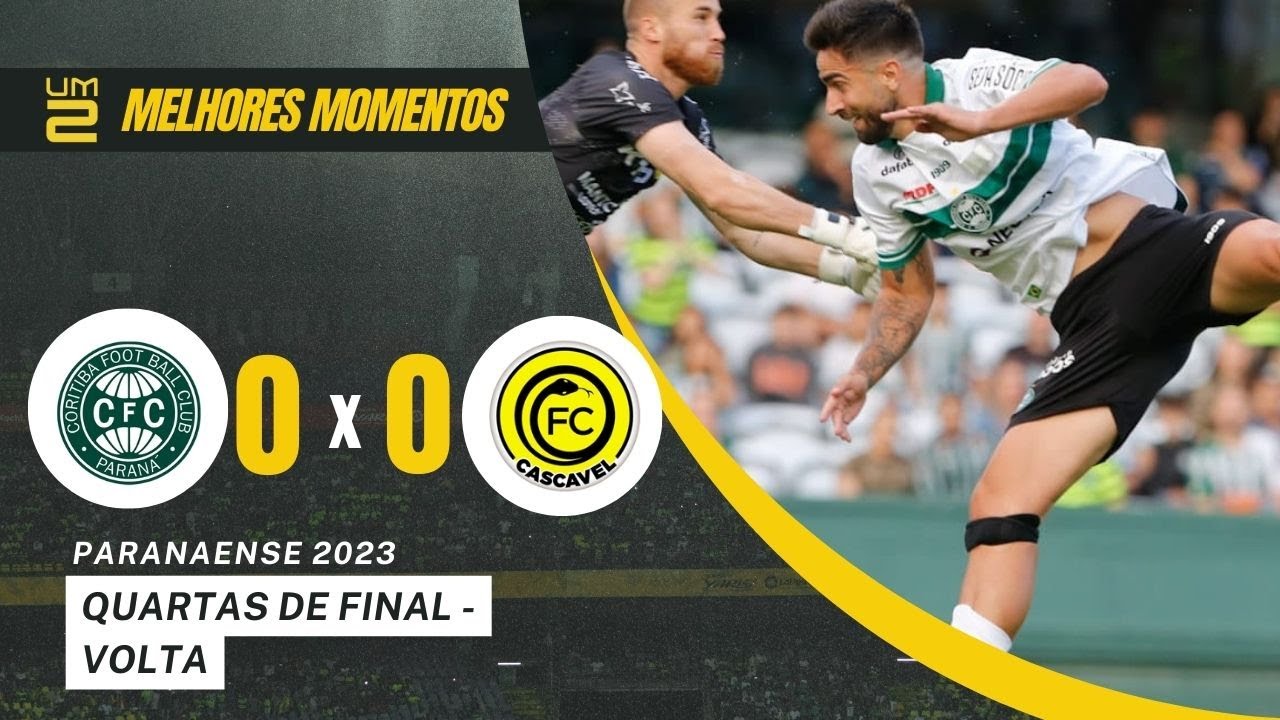 FC Cascavel 0 x 0 Coritiba  Campeonato Paranaense: melhores momentos