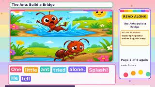 The Ants Build a Bridge | Story for Kids with a Lesson | teamwork & cooperation