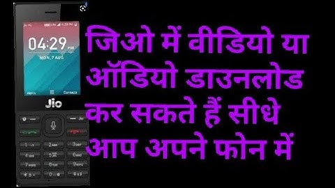 #Jitendra_K_Kumar_JK/How to download videos on Jio Phone