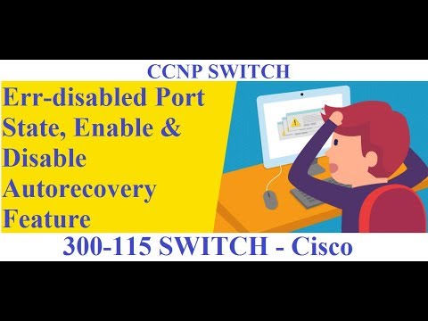Video: Kāpēc Cisco Port kļūda ir atspējota?
