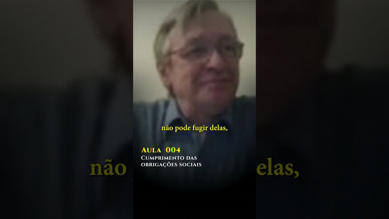Se você fugir das suas obrigações você é um FRACOTE
