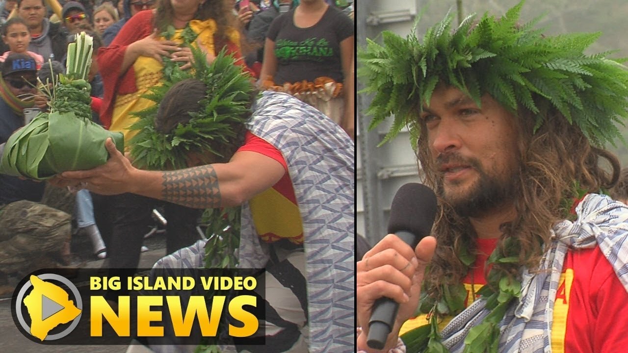 Jason Momoa Presents Hoʻokupu On Mauna Kea (July 31, 2019)