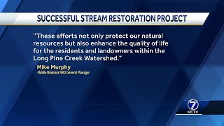 Long Pine Creek Watershed restoration project deemed successful after almost a foot of rain in th...