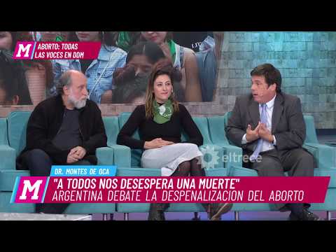 Debate con postura a favor y en contra de la legalización del aborto