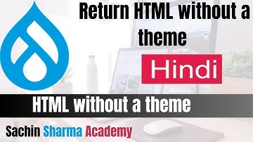 How to Return HTML without a theme for Drupal 8, 9, and 10