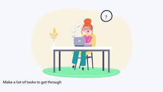 Teamwork Tips for Working from Home -  Make a list of tasks