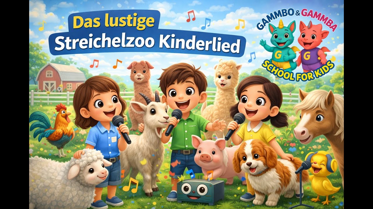 Streichelzoo-Spaß für Kinder 🐐🐑🎵