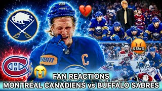 BUFFALO SABRE DREAMS END IN OT😭|| Sabres & Canadiens Fans REACT To INSANE 3-2 Game 7 Thriller!!!😳💔