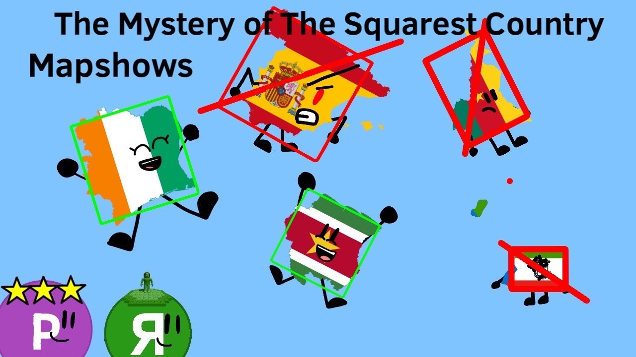 Squarest Head The Mystery of The Squarest Country but’s Mapshows (Christmas Special ...