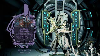 Warframe- Fun With#253 Dual Raza [Reupload]- Dual Raza Pleci-Visidra Riven