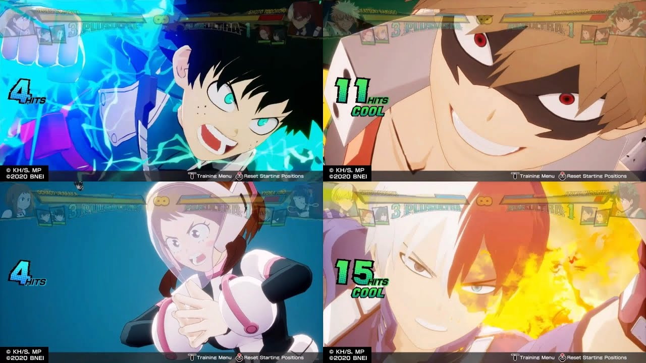 MHOJ2: All Characters' Plus Ultras + DLC with Attack Voice Packs A and B