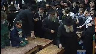 Raw Footage | The Lubavitcher Rebbe on the Fourth Yahrzeit of Rebbetzin Chaya Mushka