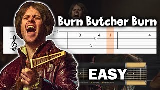 Video thumbnail of "The Witcher Season 2 - Burn Butcher Burn - Guitar tutorial (TAB)"