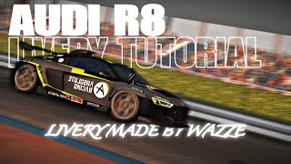 Making the Audi R8 Livery then giving it away in Car parking multiplayer screenshot 3