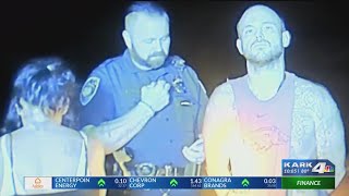Handcuffed man runs into ditch before Pottsville police arrest