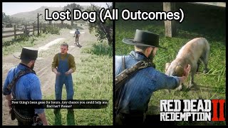 Kid Asks Arthur To Find His Missing Dog (Lost Dog All Outcomes) - Red Dead Redemption 2