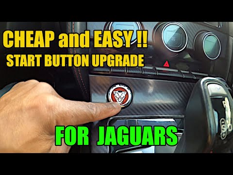CHEAP AND EASY START IGNITION BUTTON MOD FOR MY JAGUAR F TYPE AND  OTHER JAGUARS