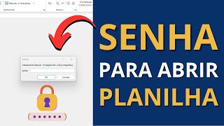 Como Colocar SENHA PARA ABRIR Planilha no Excel