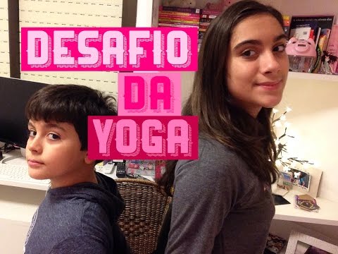 Desafio da Yoga com irmão