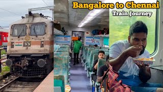💥 Bangalore to Chennai Train Journey || MYS - MAS SPL EXP | 510/- Rs Only  #thedsquarevlogs screenshot 4