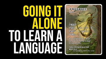 Solo Round Of "Heading Into Language Land" Language Learning Card Game