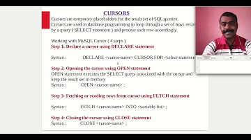 Copy content from one table to another table using cursor - Video - 24