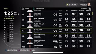 How To Do A Legends Fantasy Draft In Madden 23 Franchise
