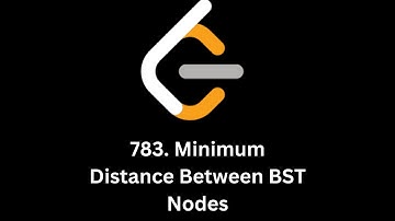 783. Minimum Distance Between BST Nodes | Optimized Solution | JAVA