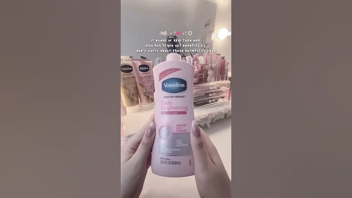 Vaseline Brightens My Body Care Routine #fyp #vaseline #brightening #lotion