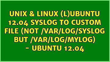 (L)ubuntu 12.04 syslog to custom file (not /var/log/syslog but /var/log/mylog) - ubuntu 12.04