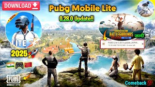 😤Pubg Lite 0.28.0🤯 New Tencent Comeback? Update 2025 | Pubg Lite Old is Back 0.28.0! Update 2025 🔥