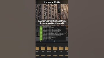 How to use Lumen and Screen Space Ambient Occlusion (SSAO) in Unreal Engine 5. #ue5 #unrealengine5