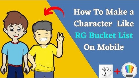 How to make anime character | like RG Bucket list | @RGBucketList @NOTYOURTYPE