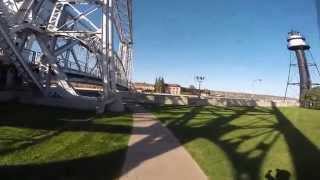 grandmas bar & grill, canal park lift bridge, light house