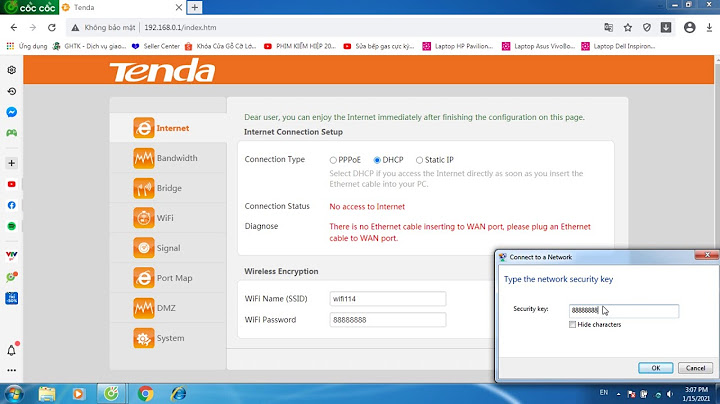 Hướng dẫn cấu hình wifi tenda fh456 năm 2024