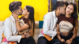 Romantic Prank On My So Much Cute Girlfriend ❤ || Real Kissing Prank || Gone Romantic || Ansh Rajput