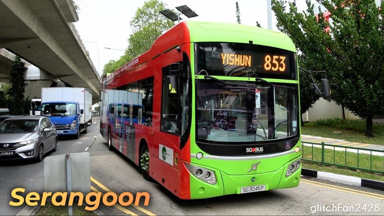 Buses in Serangoon, Singapore 2026