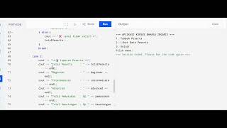 Final Project Mata Kuliah Pengantar Coding (Aplikasi Kursus Bahasa Inggris)
