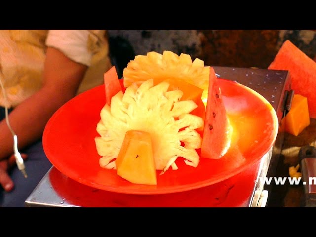 Fruit Salad | HEALTHY STREET FOODS IN INDIA | MUMBAI STREET FOOD | 4K VIDEO street food