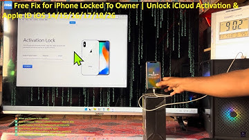 🔥Free iCloud Unlock 2025 | Fix iPhone Locked To Owner & Apple ID Disabled (iOS 14–26)✅