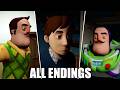 All Hello Neighbor Endings - Into the Mind
