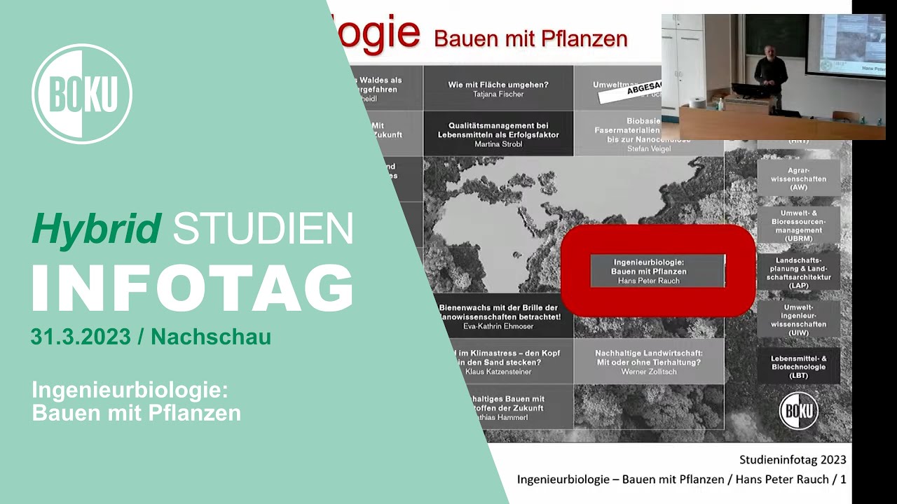 Ingenieurbiologie: Bauen mit Pflanzen