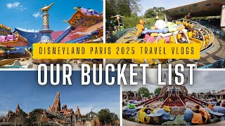 Our Bucket List For Disneyland Paris