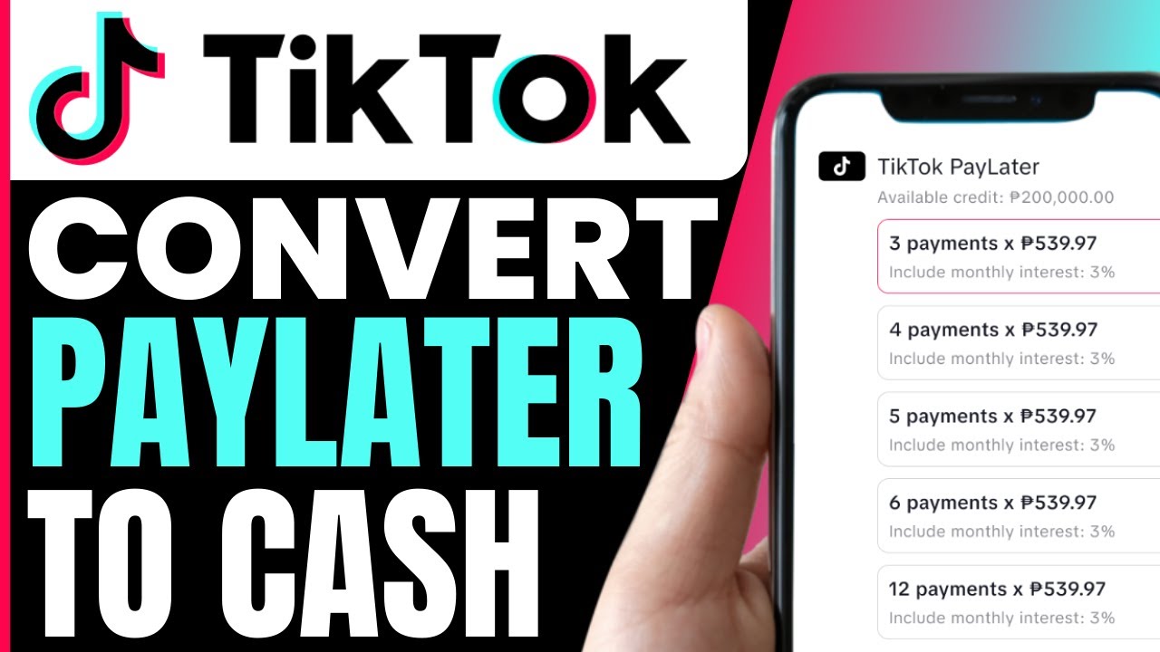 Can I Cash Out Tiktok Paylater Philippines