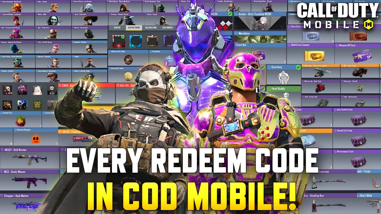 Códigos de resgate do COD Mobile - CP, moedas, caixas e skins grátis ( setembro de 2022) - Mobile Gamer