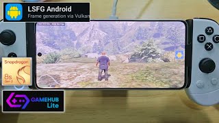 LSFG LOSSLESS SCALING UPDATE ANDROID TEST - GAMEHUB LITE ANTUTU POCO F6