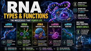 🧬🔬 RNA Types & Functions | The Molecular Messengers of Life ⚡📖