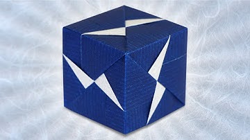 Origami Fasett Sonobe Cube (Maria Sinayskaya)